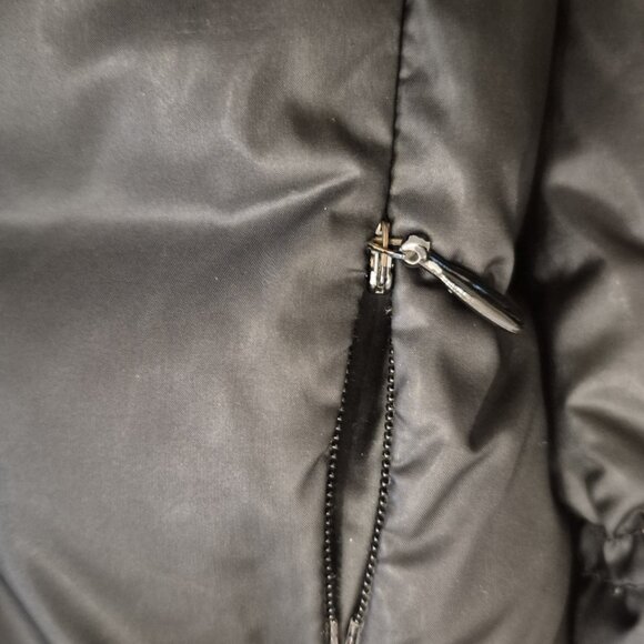 Marciano black belted puffer coat, S - Picture 13 of 15